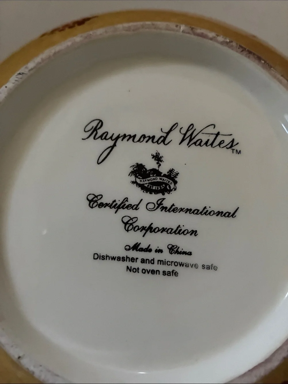 Raymond Waites by Certified International Corporation Gorgeous 10”
